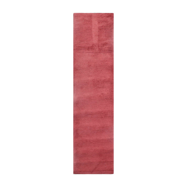 Latitude Run® Handmade Tufted Wool Raspberry Rug Wayfair